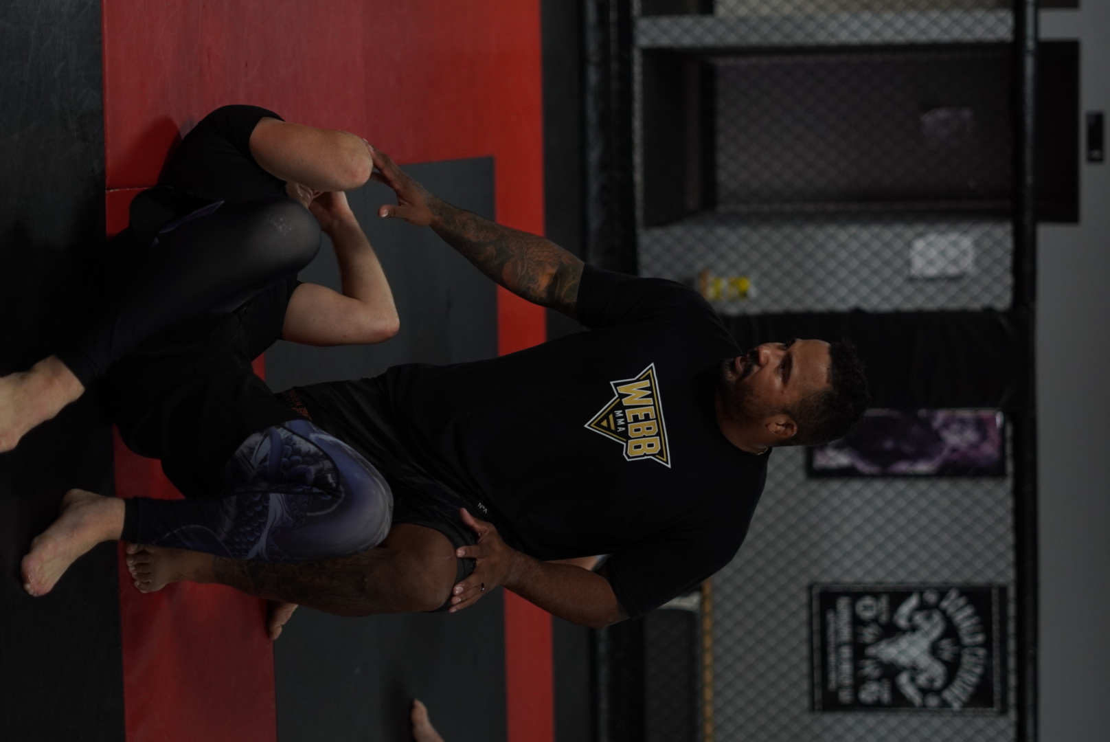 Heavy bag training zone