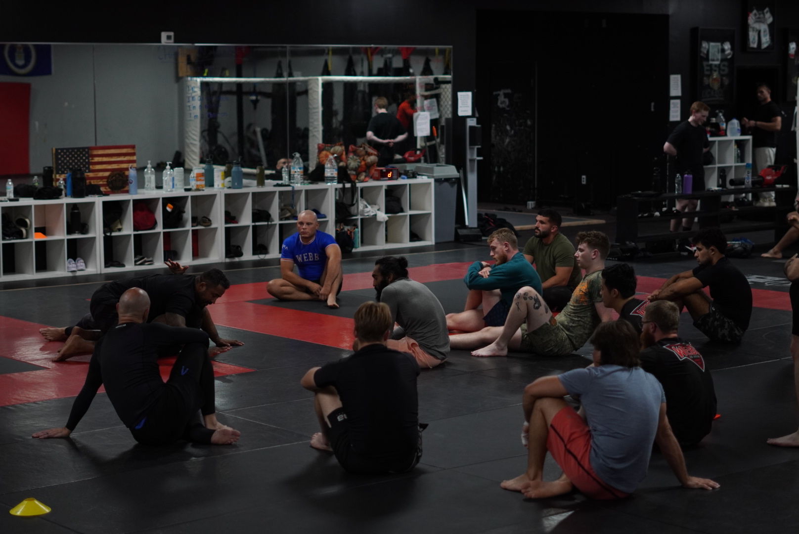 Training at Webb Fitness & MMA